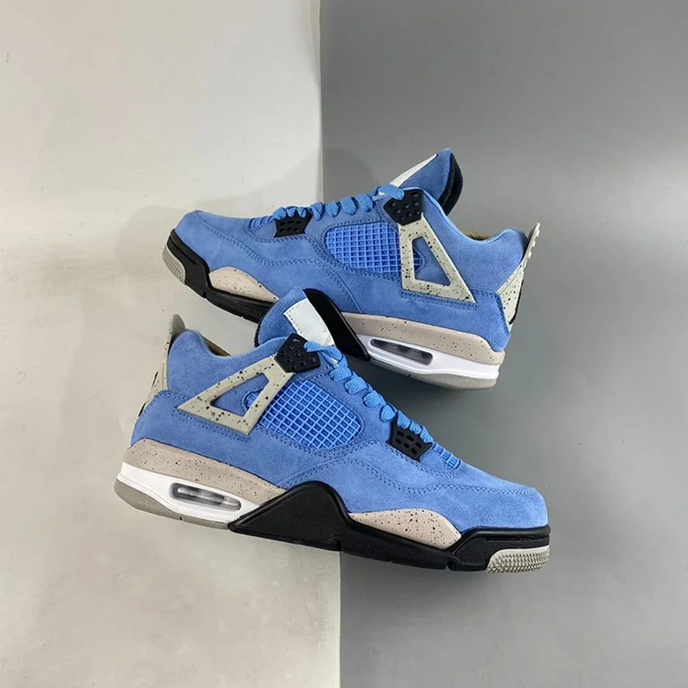 Air Jordan 4 Retro SE University Blue Sneakers - Picture 1 of 10